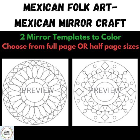 Mexican Mirror Template